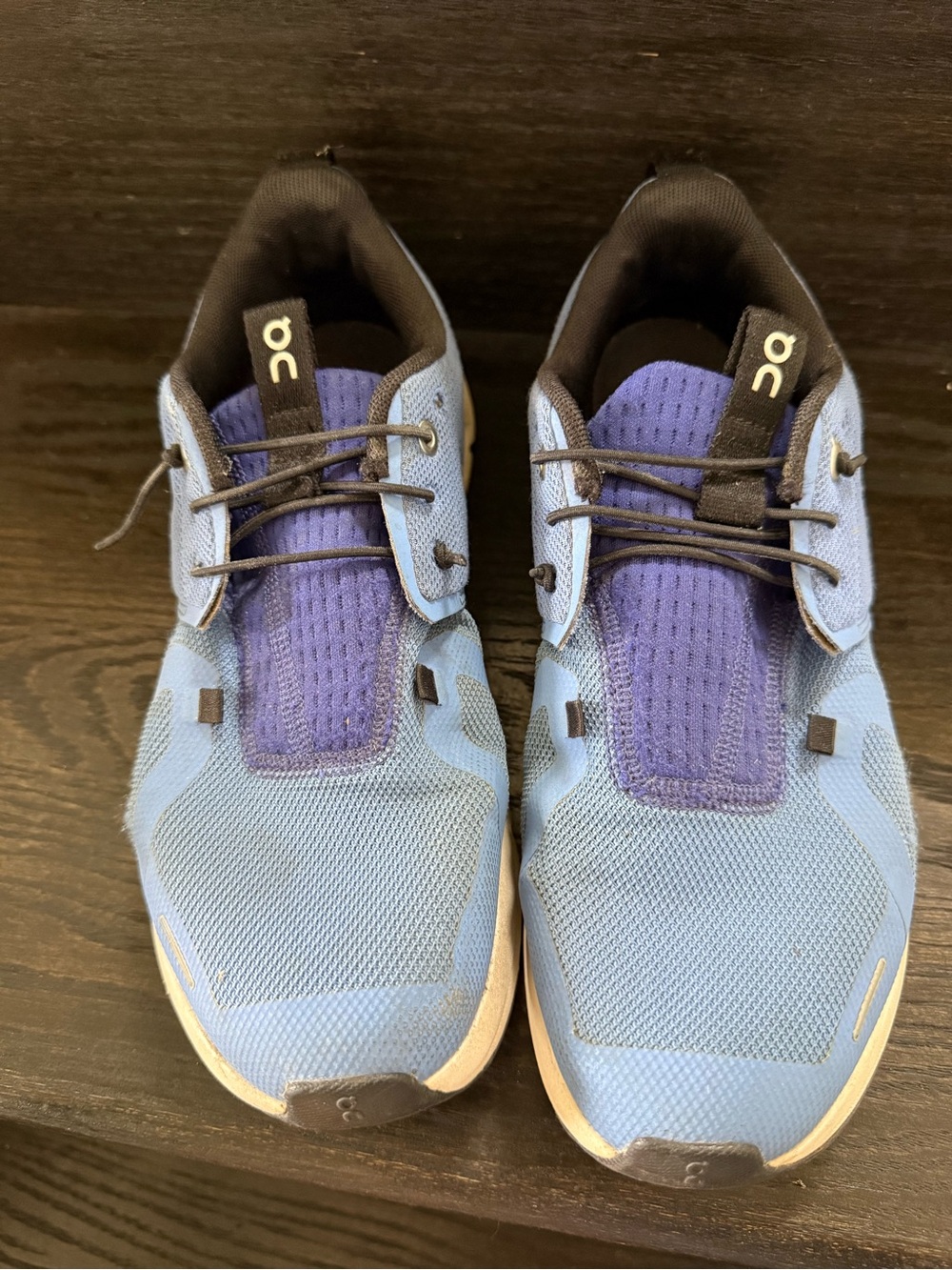 On Running youth Athletic Trainers in Blue and Purple